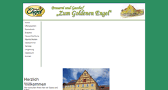 Desktop Screenshot of engelbrauerei.de